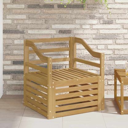 vidaXL Outdoor Sofa Solid Acacia Wood White
