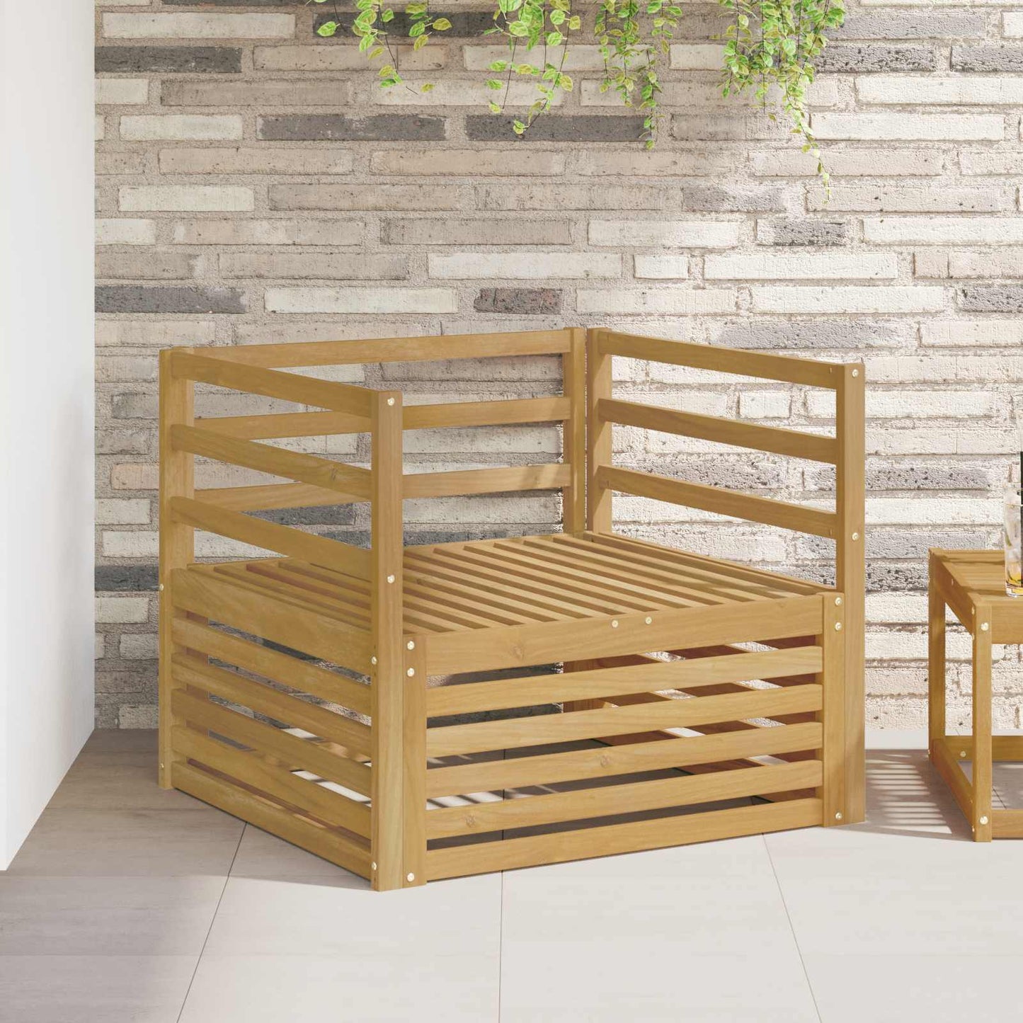 vidaXL Outdoor Sofa White