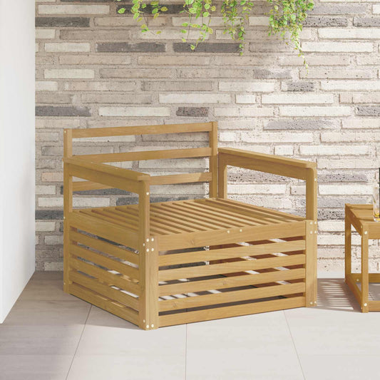 vidaXL Outdoor Sofa Solid Acacia Wood White