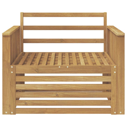 vidaXL Outdoor Sofa Solid Acacia Wood White