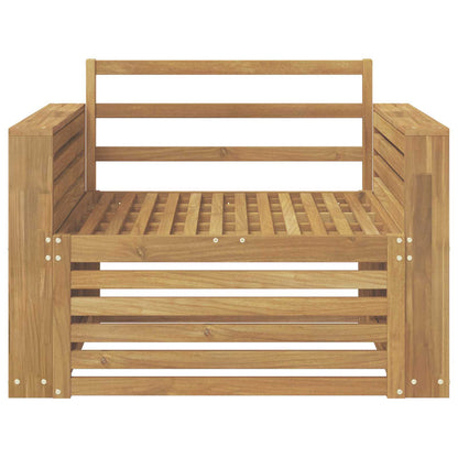 vidaXL Outdoor Sofa Solid Acacia Wood White