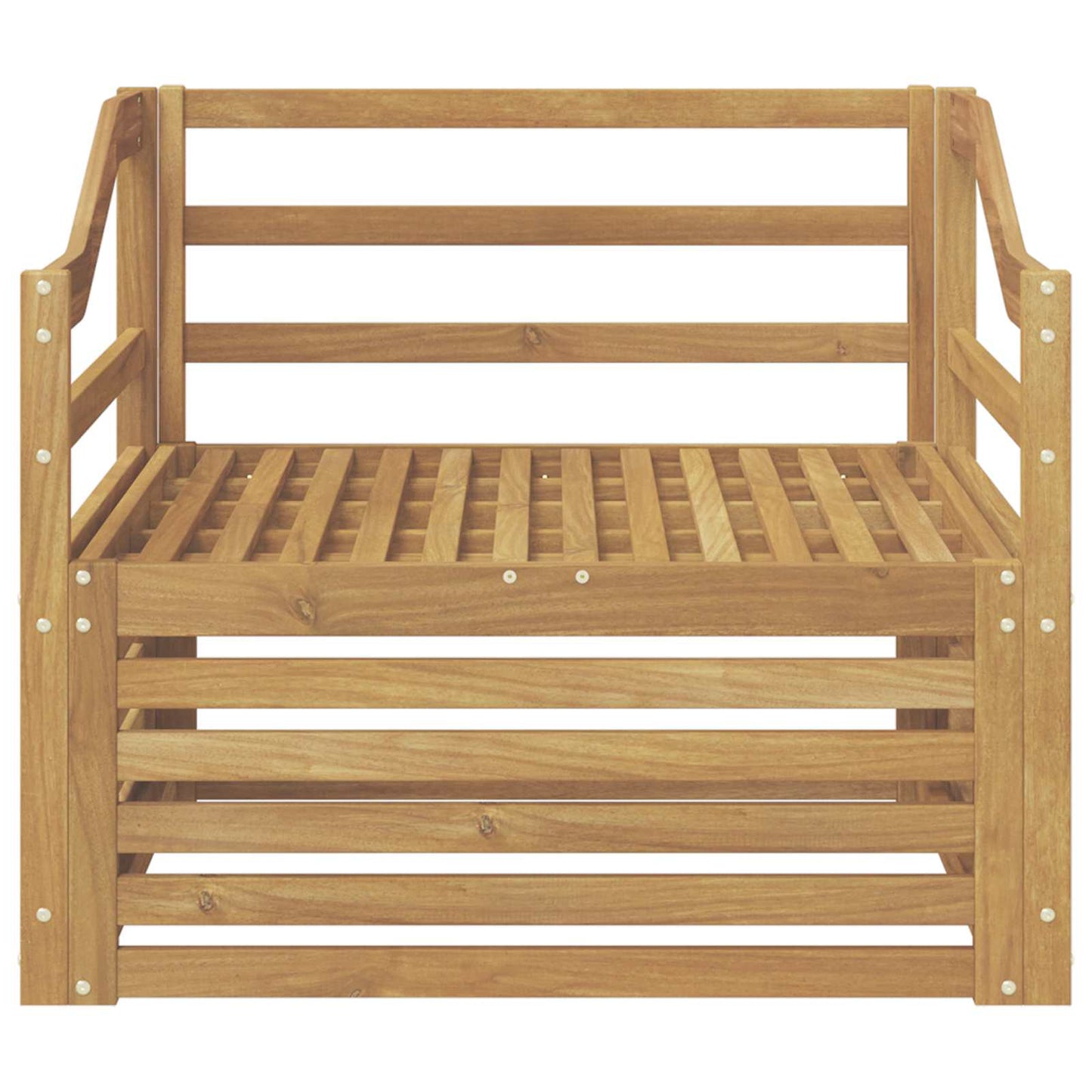 vidaXL Outdoor Sofa White