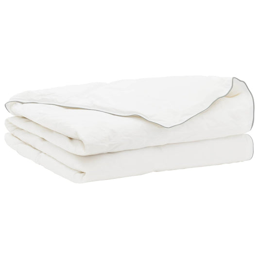 vidaXL Duvet FULDA 200 x 220 cm Summer 100 GSM 90% Goose Down White