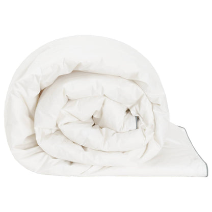 vidaXL Duvet FULDA 240 x 260 cm Summer 100 GSM 90% Goose Down White
