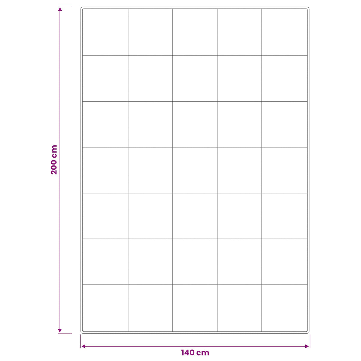 vidaXL Duvet FULDA 140 x 200 cm 4 Seasons 210 GSM 90% Goose Down White