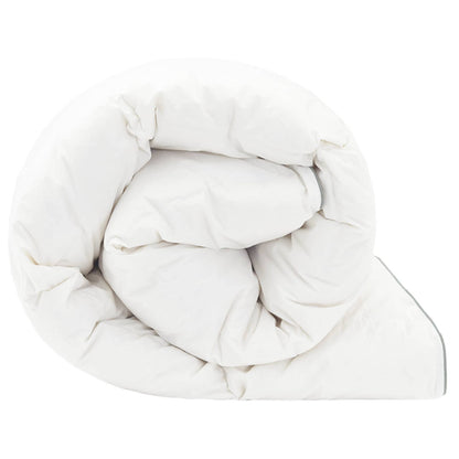 vidaXL Duvet FULDA 150 x 200 cm 4 Seasons 210 GSM 90% Goose Down White