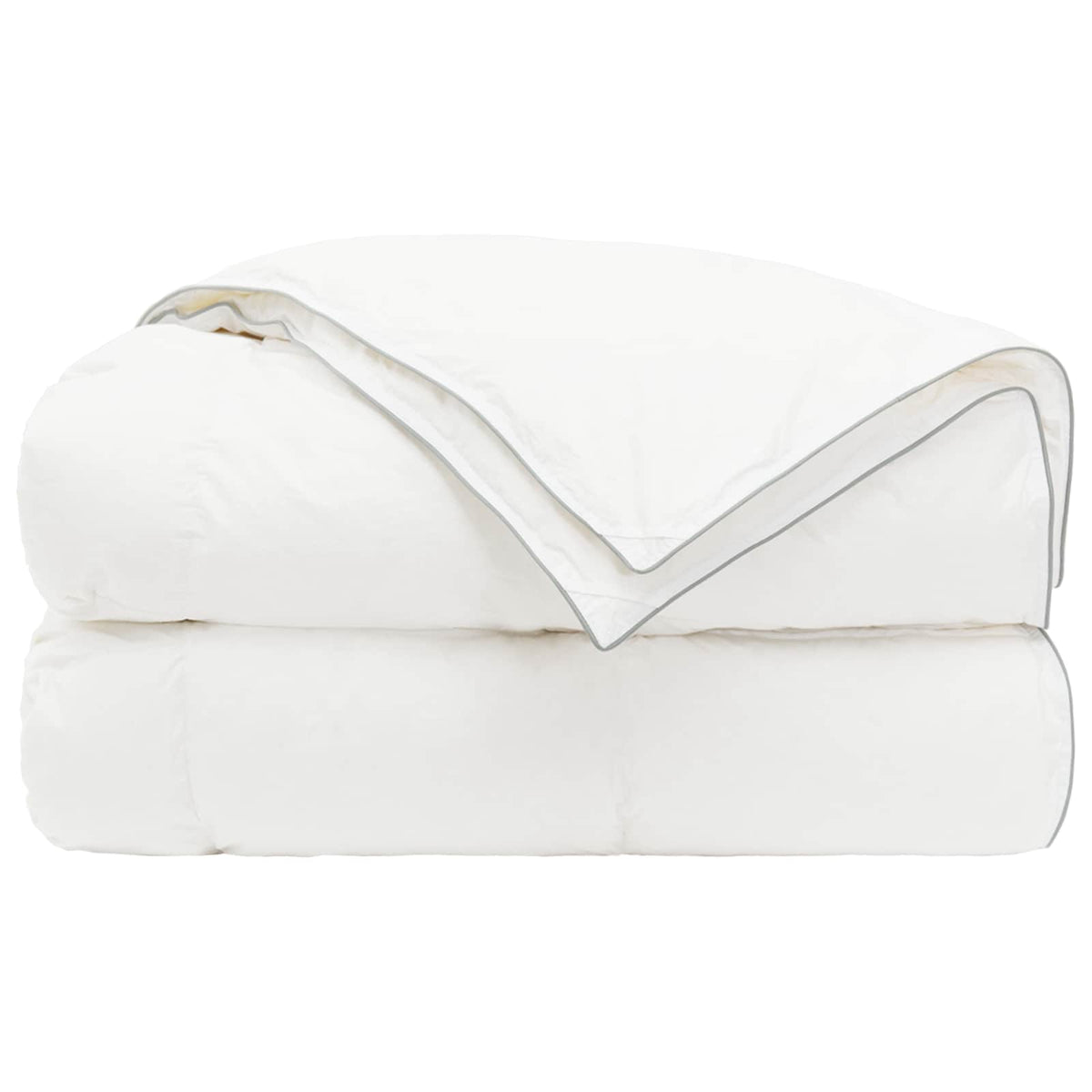 vidaXL Duvet FULDA 140 x 200 cm 4 Seasons 310 GSM 90% Goose Down White