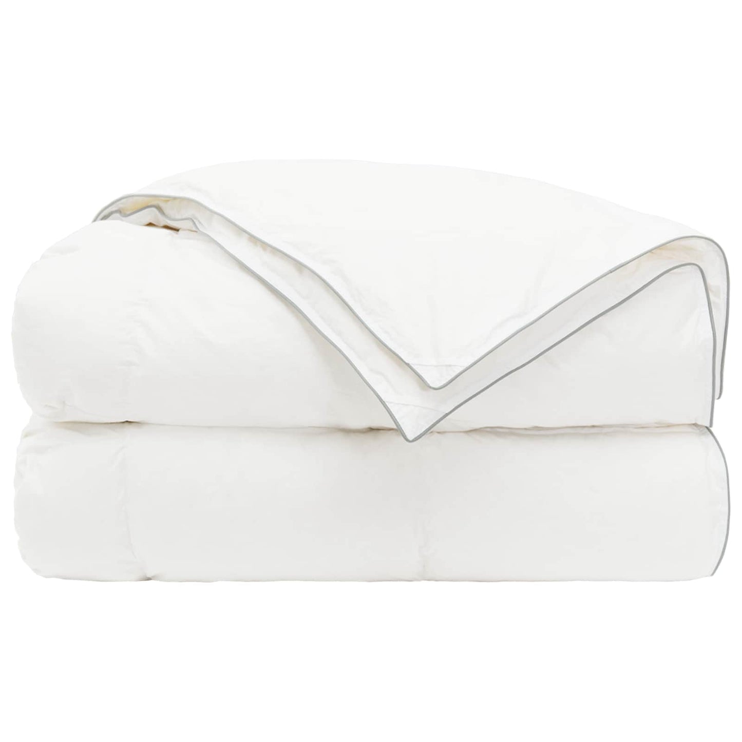 vidaXL Duvet FULDA 150 x 200 cm 4 Seasons 310 GSM 90% Goose Down White