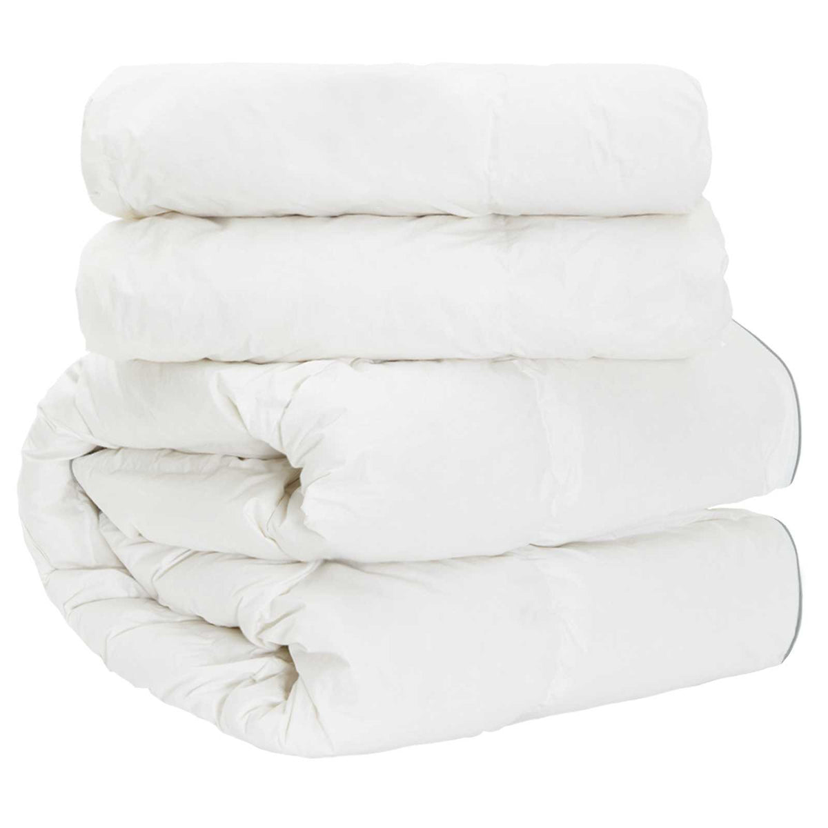 vidaXL Duvet FULDA 140 x 220 cm 4 Seasons 310 GSM 90% Goose Down White