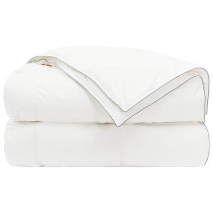 vidaXL Duvet FULDA 140 x 220 cm 4 Seasons 310 GSM 90% Goose Down White