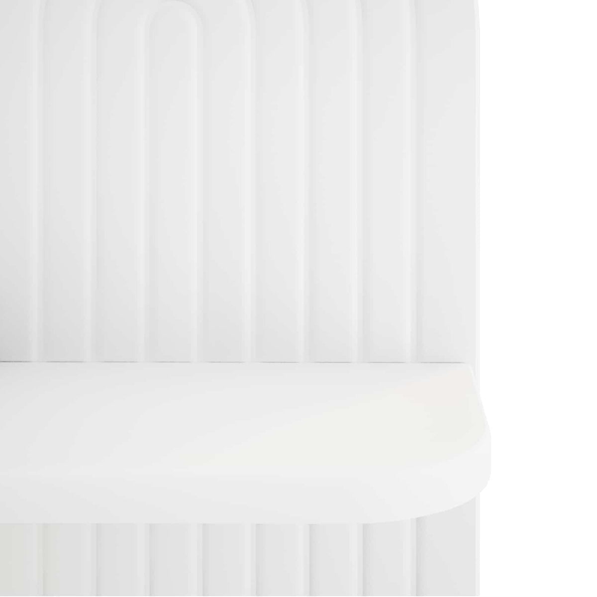 vidaXL Wall Shelf 2 pcs White 23 x 13.5 x 37.5 cm Engineered Wood
