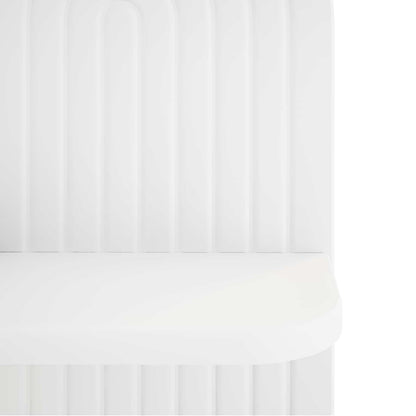 vidaXL Wall Shelf 2 pcs White 23 x 13.5 x 37.5 cm Engineered Wood