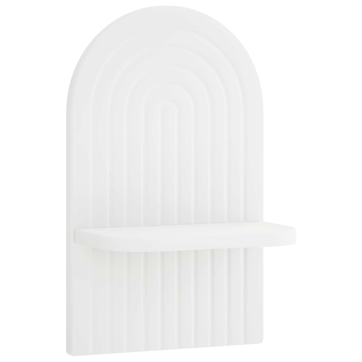 vidaXL Wall Shelf 2 pcs White 23 x 13.5 x 37.5 cm Engineered Wood