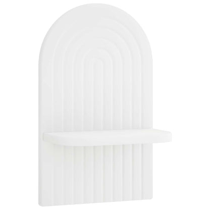 vidaXL Wall Shelf 2 pcs White 23 x 13.5 x 37.5 cm Engineered Wood