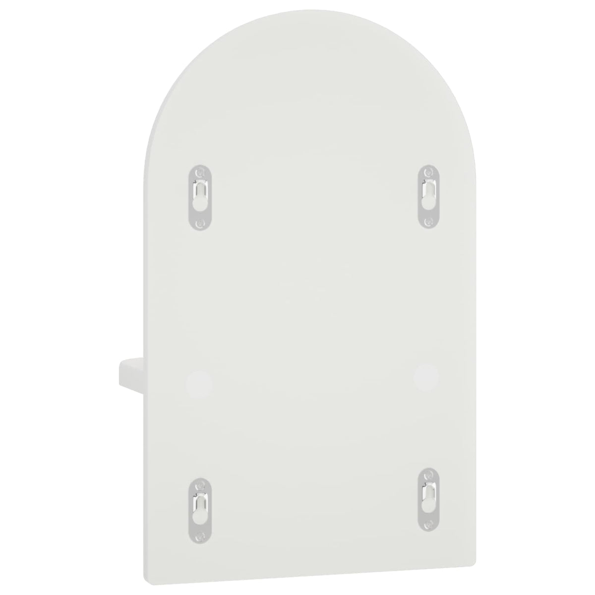 vidaXL Wall Shelf 2 pcs White 23 x 13.5 x 37.5 cm Engineered Wood