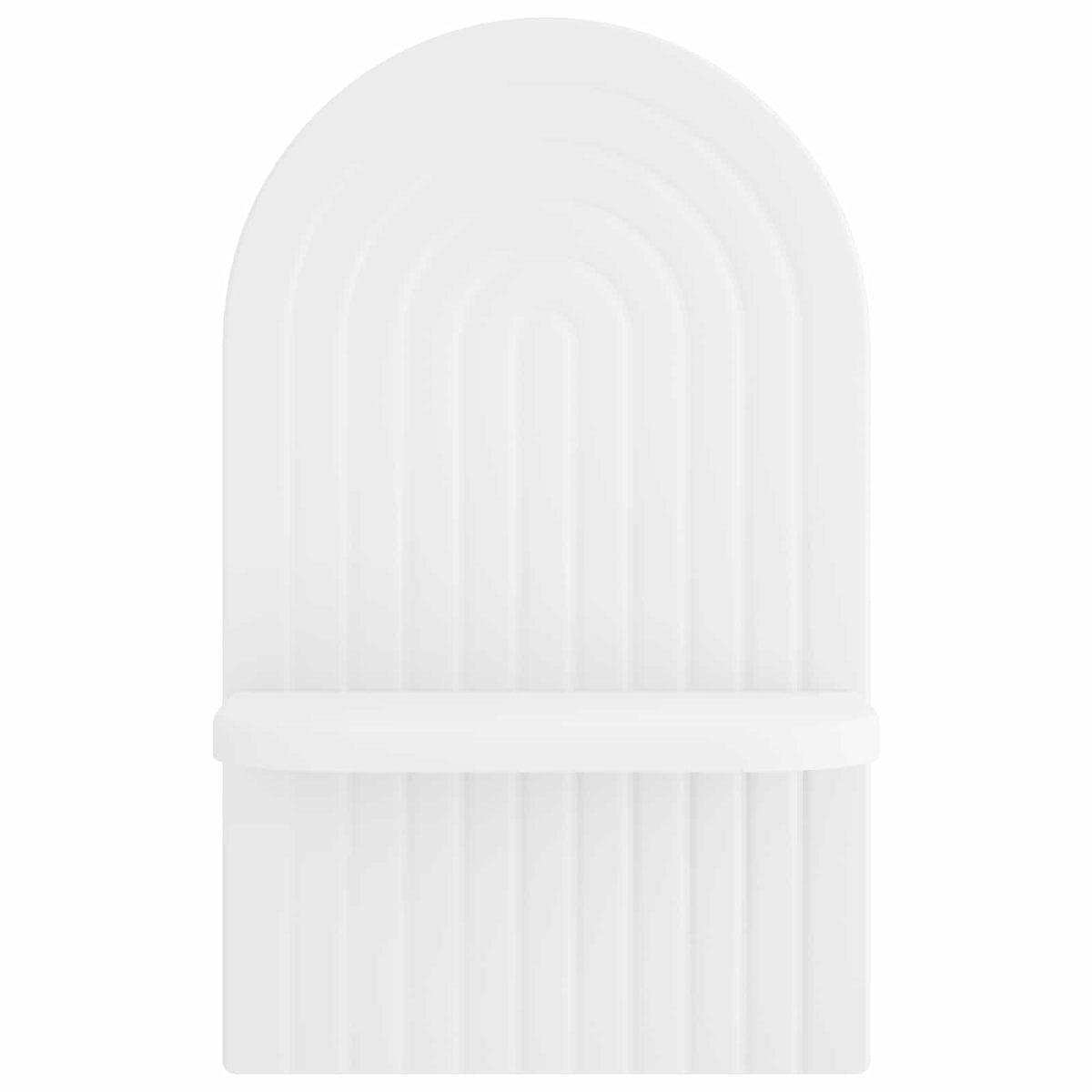 vidaXL Wall Shelf 2 pcs White 23 x 13.5 x 37.5 cm Engineered Wood