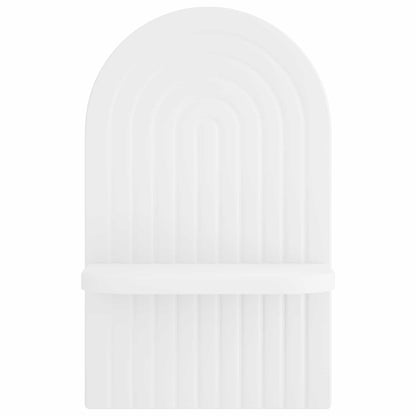 vidaXL Wall Shelf 2 pcs White 23 x 13.5 x 37.5 cm Engineered Wood