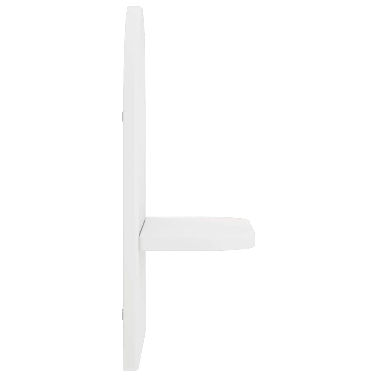 vidaXL Wall Shelf 2 pcs White 23 x 13.5 x 37.5 cm Engineered Wood