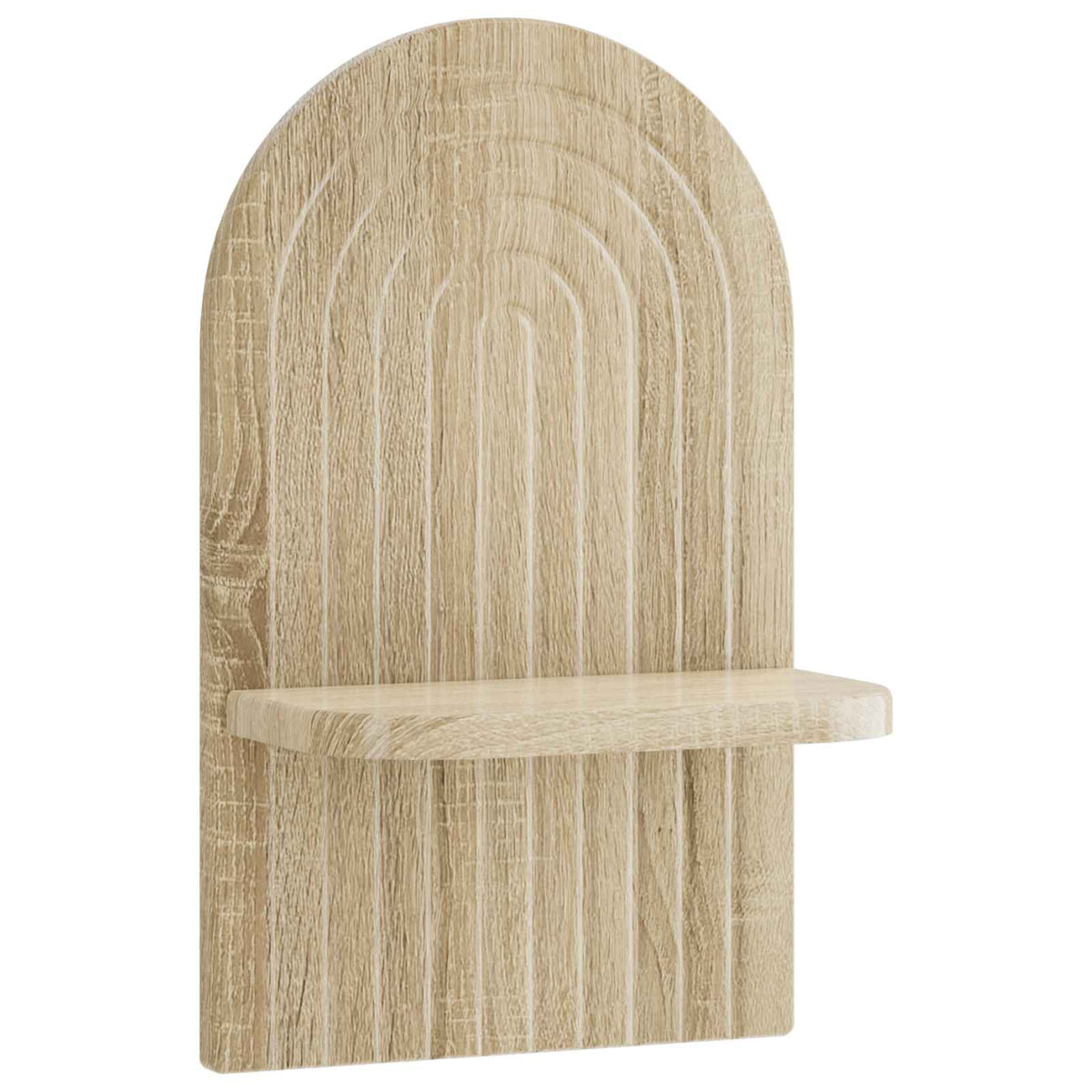 vidaXL Wall Shelf 2 pcs Sonoma Oak 23 x 13.5 x 37.5 cm Engineered Wood