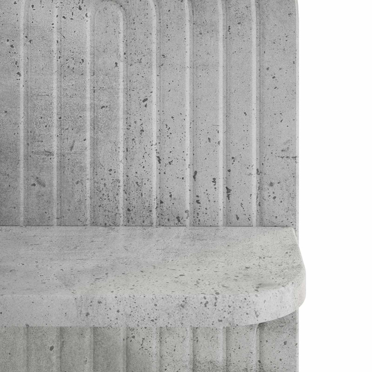 vidaXL Wall Shelf 2 pcs Concrete Grey 23 x 13.5 x 37.5 cm