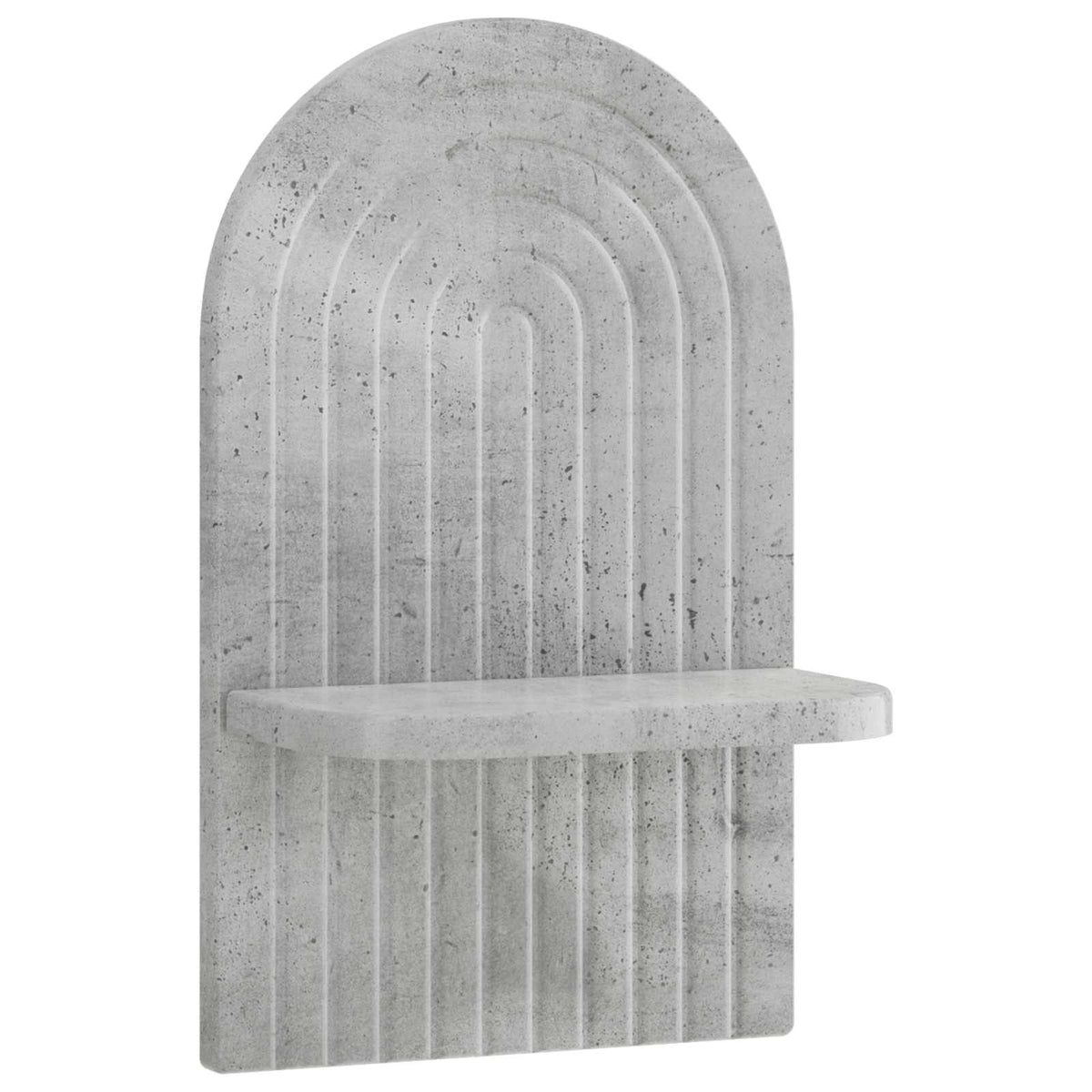 vidaXL Wall Shelf 2 pcs Concrete Grey 23 x 13.5 x 37.5 cm