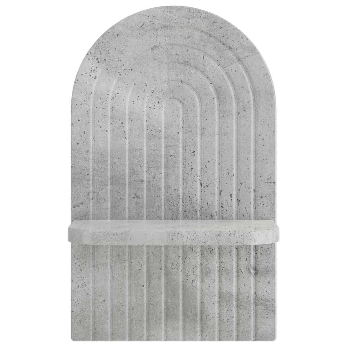 vidaXL Wall Shelf 2 pcs Concrete Grey 23 x 13.5 x 37.5 cm