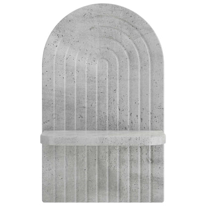 vidaXL Wall Shelf 2 pcs Concrete Grey 23 x 13.5 x 37.5 cm