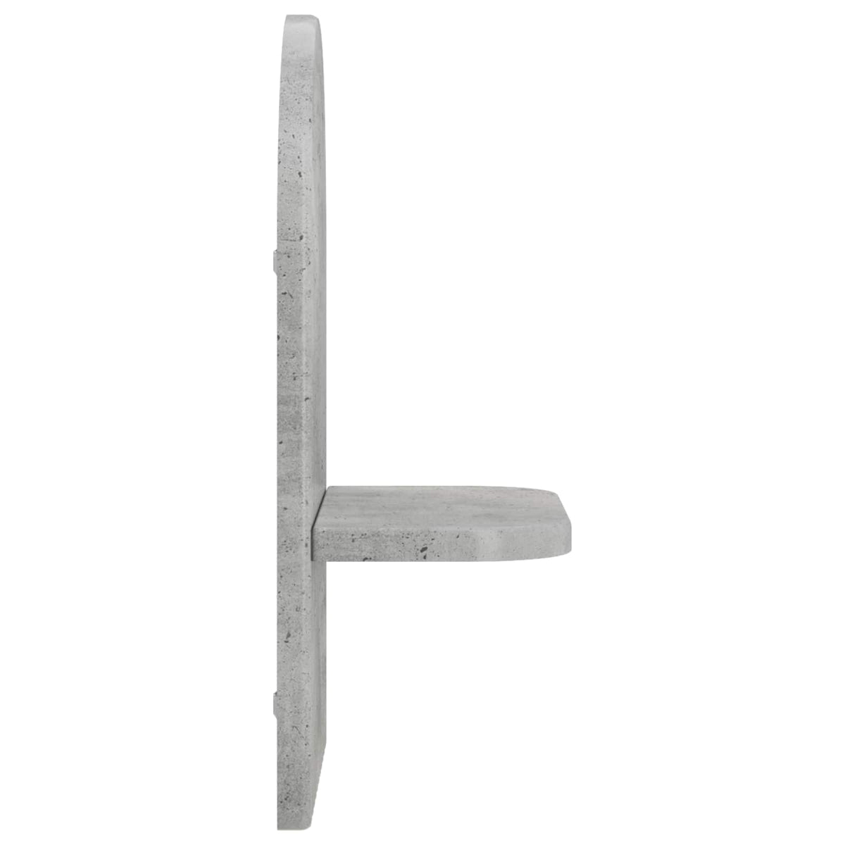 vidaXL Wall Shelf 2 pcs Concrete Grey 23 x 13.5 x 37.5 cm