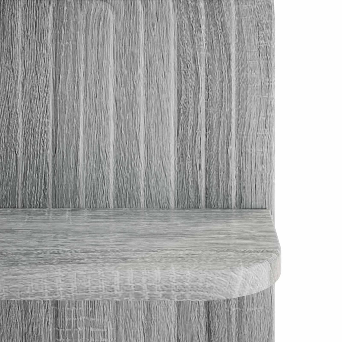 vidaXL Wall Shelf 2 pcs Grey Sonoma 23 x 13.5 x 37.5 cm