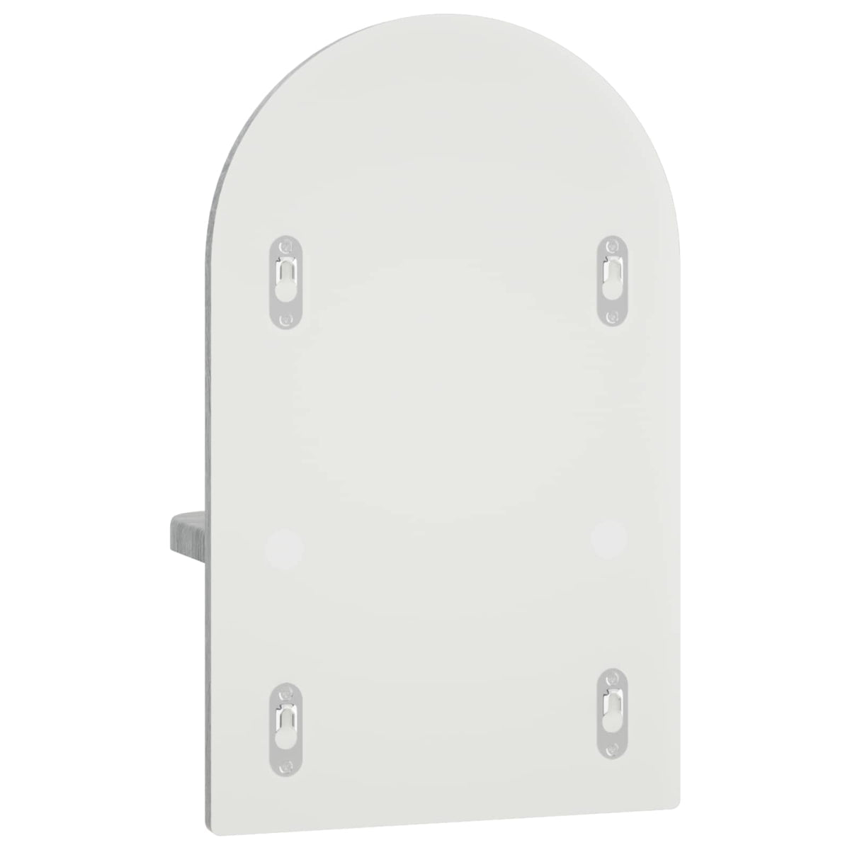 vidaXL Wall Shelf 2 pcs Grey Sonoma 23 x 13.5 x 37.5 cm