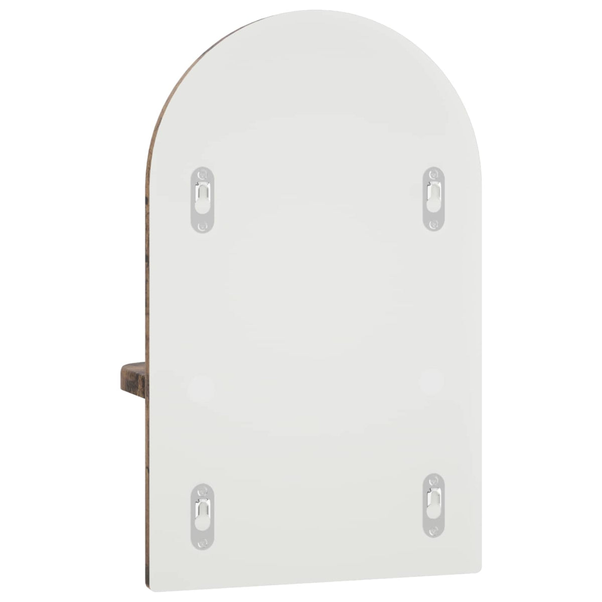 vidaXL Wall Shelf 2 pcs Old Wood 23 x 13.5 x 37.5 cm Engineered Wood