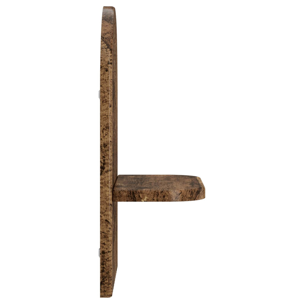 vidaXL Wall Shelf 2 pcs Old Wood 23 x 13.5 x 37.5 cm Engineered Wood