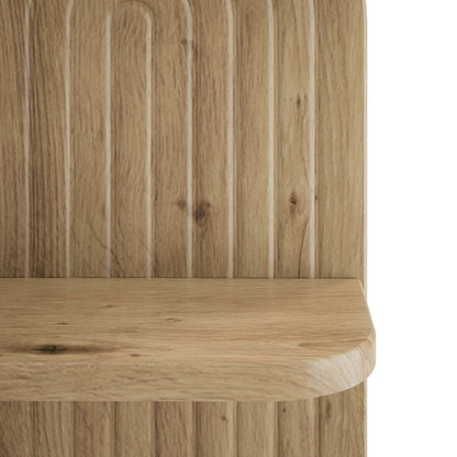 vidaXL Wall Shelf 2 pcs Artisan Oak 23 x 13.5 x 37.5 cm