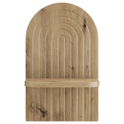 vidaXL Wall Shelf 2 pcs Artisan Oak 23 x 13.5 x 37.5 cm