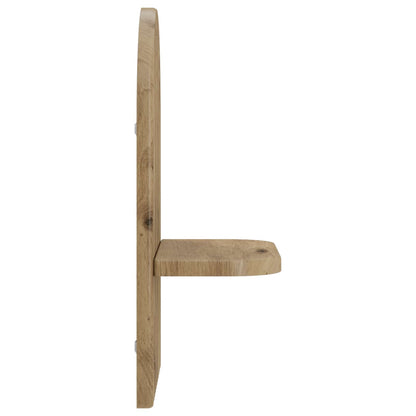 vidaXL Wall Shelf 2 pcs Artisan Oak 23 x 13.5 x 37.5 cm