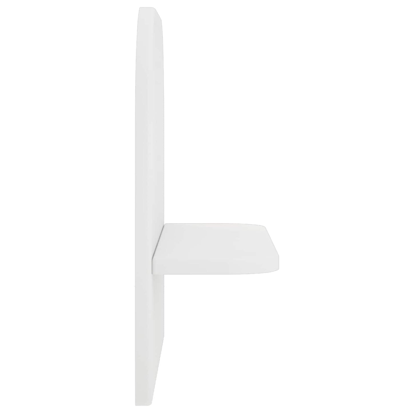vidaXL Wall Shelf 2 pcs White 41 x 13.5 x 37.5 cm Engineered Wood