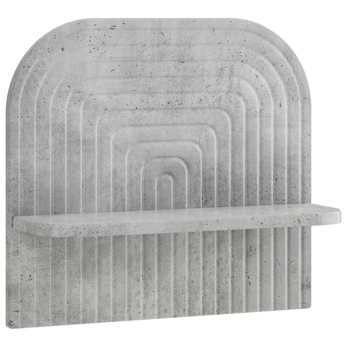 vidaXL Wall Shelf 2 pcs Concrete Grey 41 x 13.5 x 37.5 cm