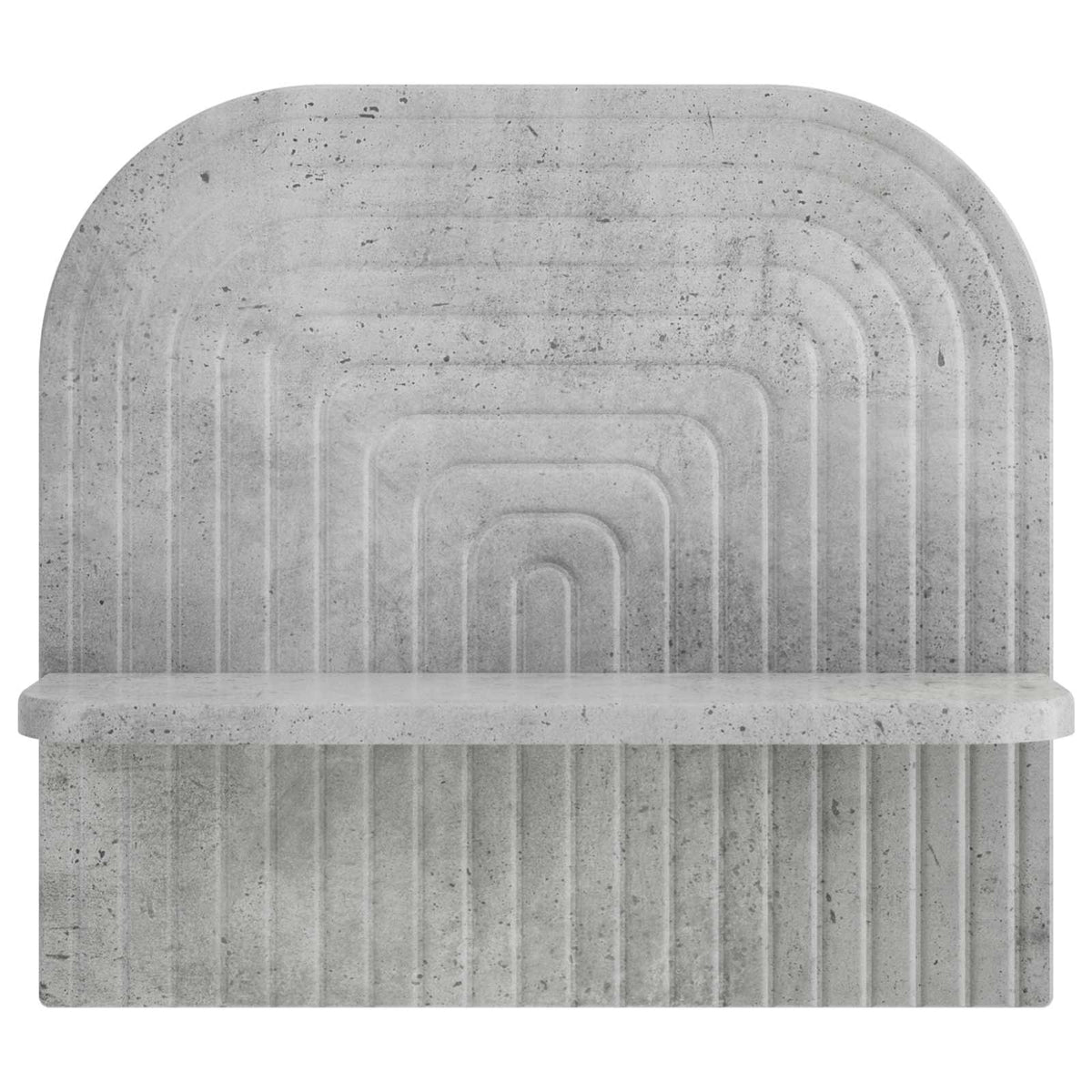 vidaXL Wall Shelf 2 pcs Concrete Grey 41 x 13.5 x 37.5 cm