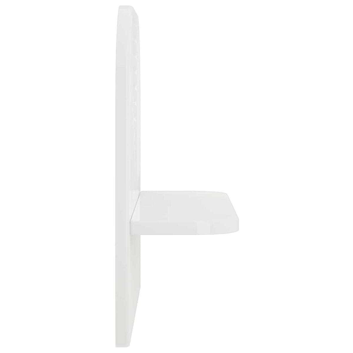 vidaXL Wall Shelf 2 pcs High Gloss White 41 x 13.5 x 37.5 cm