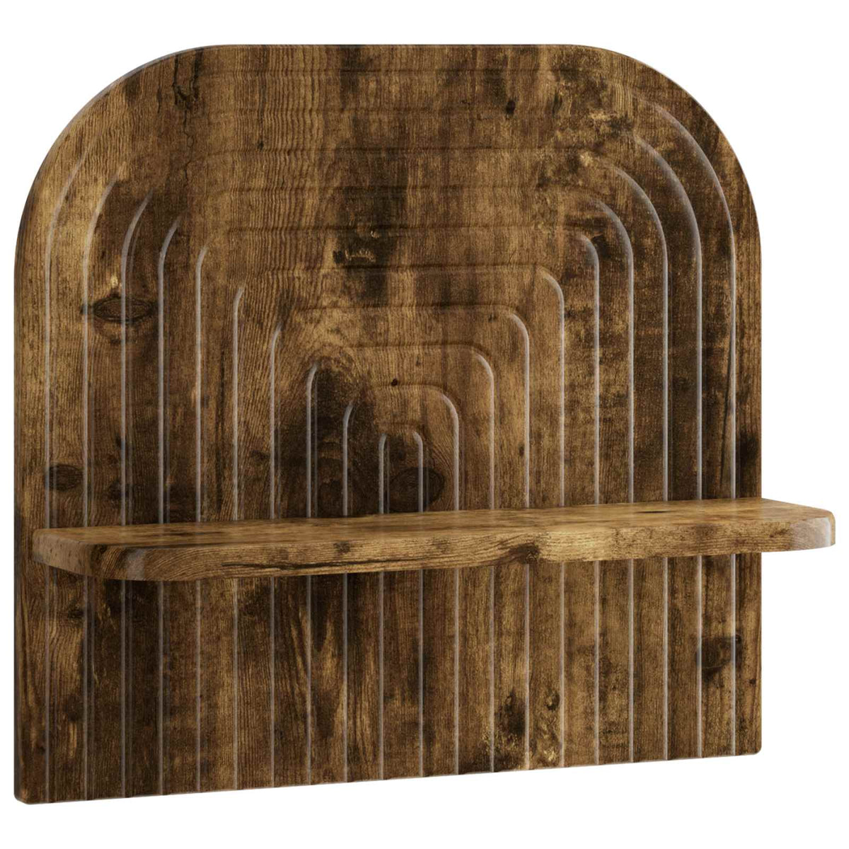 vidaXL Wall Shelf 2 pcs Smoked Oak 41 x 13.5 x 37.5 cm Engineered Wood