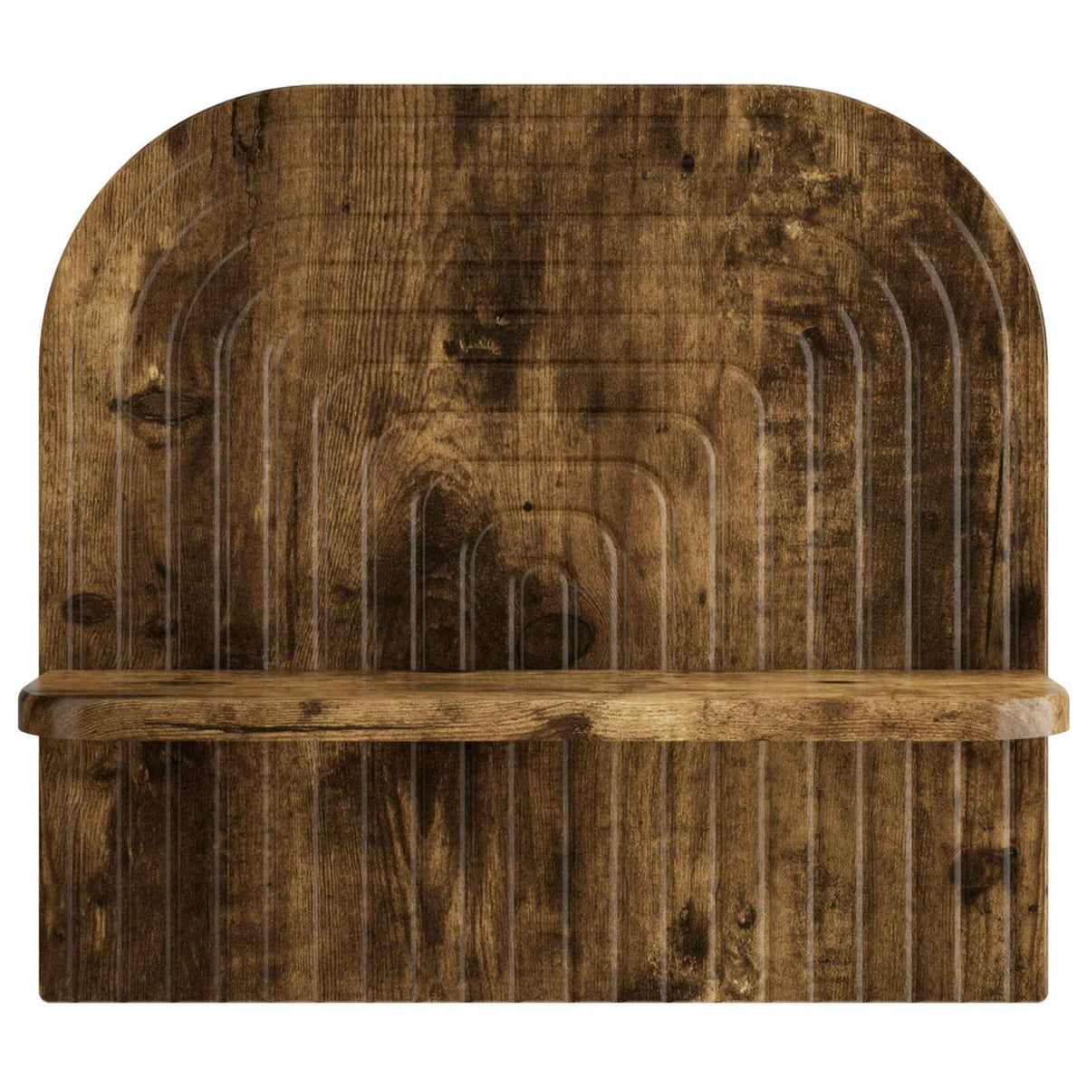 vidaXL Wall Shelf 2 pcs Smoked Oak 41 x 13.5 x 37.5 cm Engineered Wood