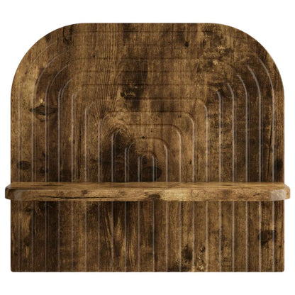 vidaXL Wall Shelf 2 pcs Smoked Oak 41 x 13.5 x 37.5 cm Engineered Wood
