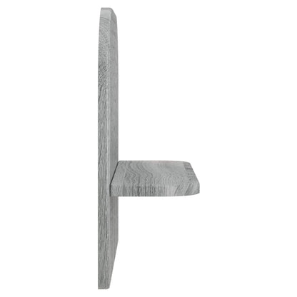 vidaXL Wall Shelf 2 pcs Grey Sonoma 41 x 13.5 x 37.5 cm