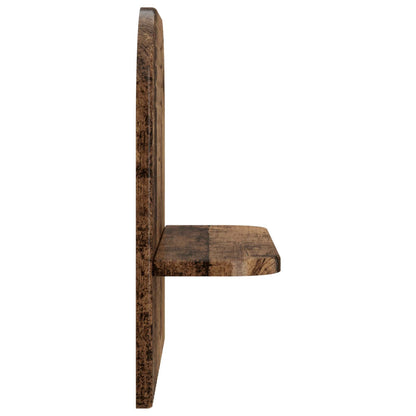 vidaXL Wall Shelf 2 pcs Old Wood 41 x 13.5 x 37.5 cm Engineered Wood