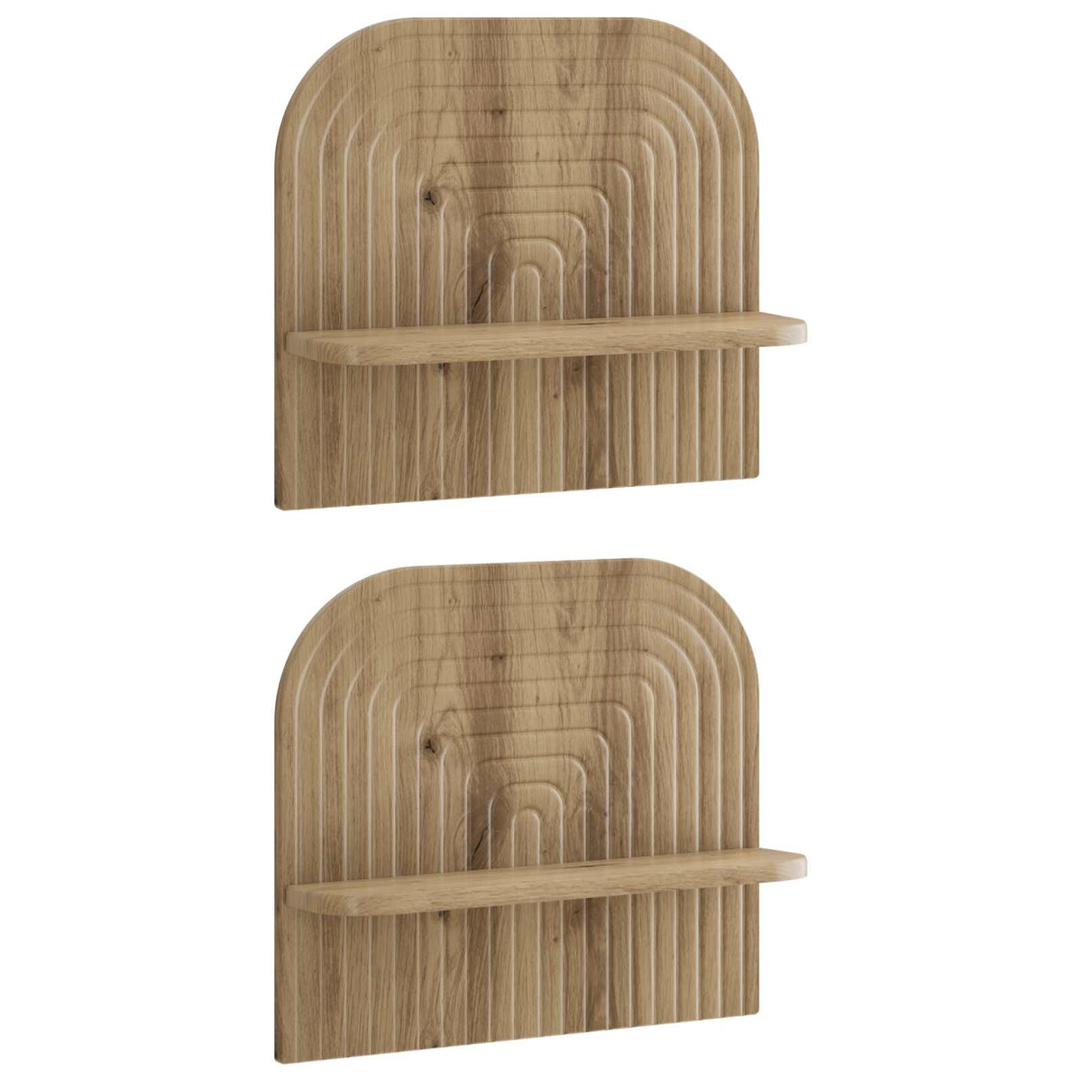vidaXL Wall Shelf 2 pcs Artisan Oak 41 x 13.5 x 37.5 cm