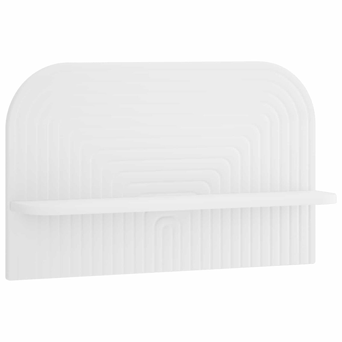 vidaXL Wall Shelf 2 pcs White 60 x 13.5 x 37.5 cm Engineered Wood