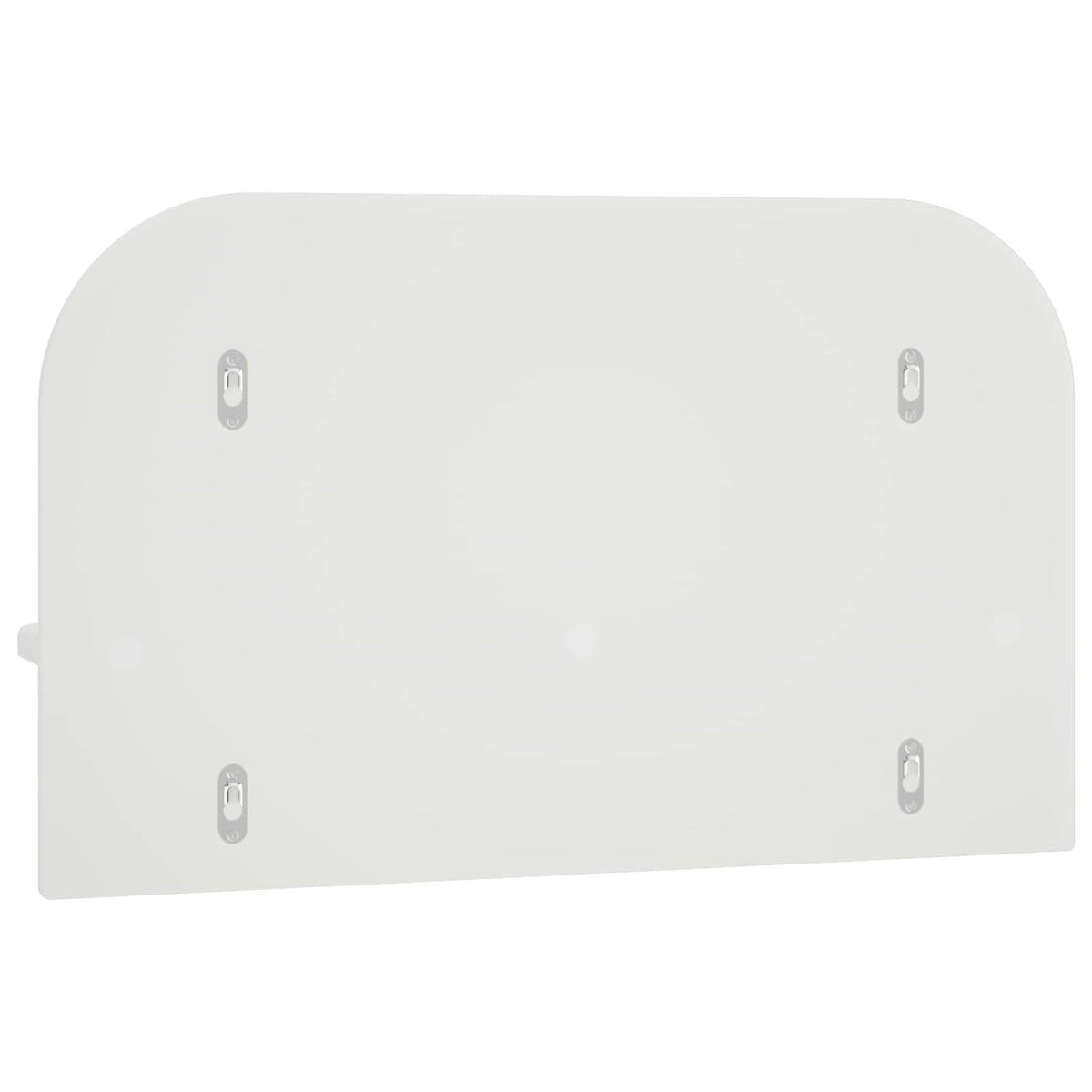 vidaXL Wall Shelf 2 pcs White 60 x 13.5 x 37.5 cm Engineered Wood