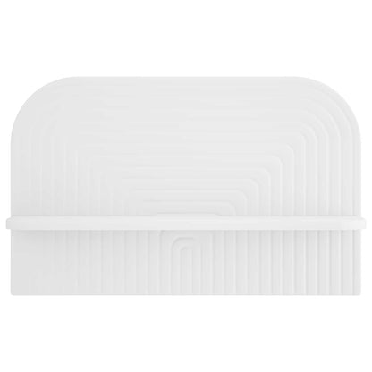 vidaXL Wall Shelf 2 pcs White 60 x 13.5 x 37.5 cm Engineered Wood