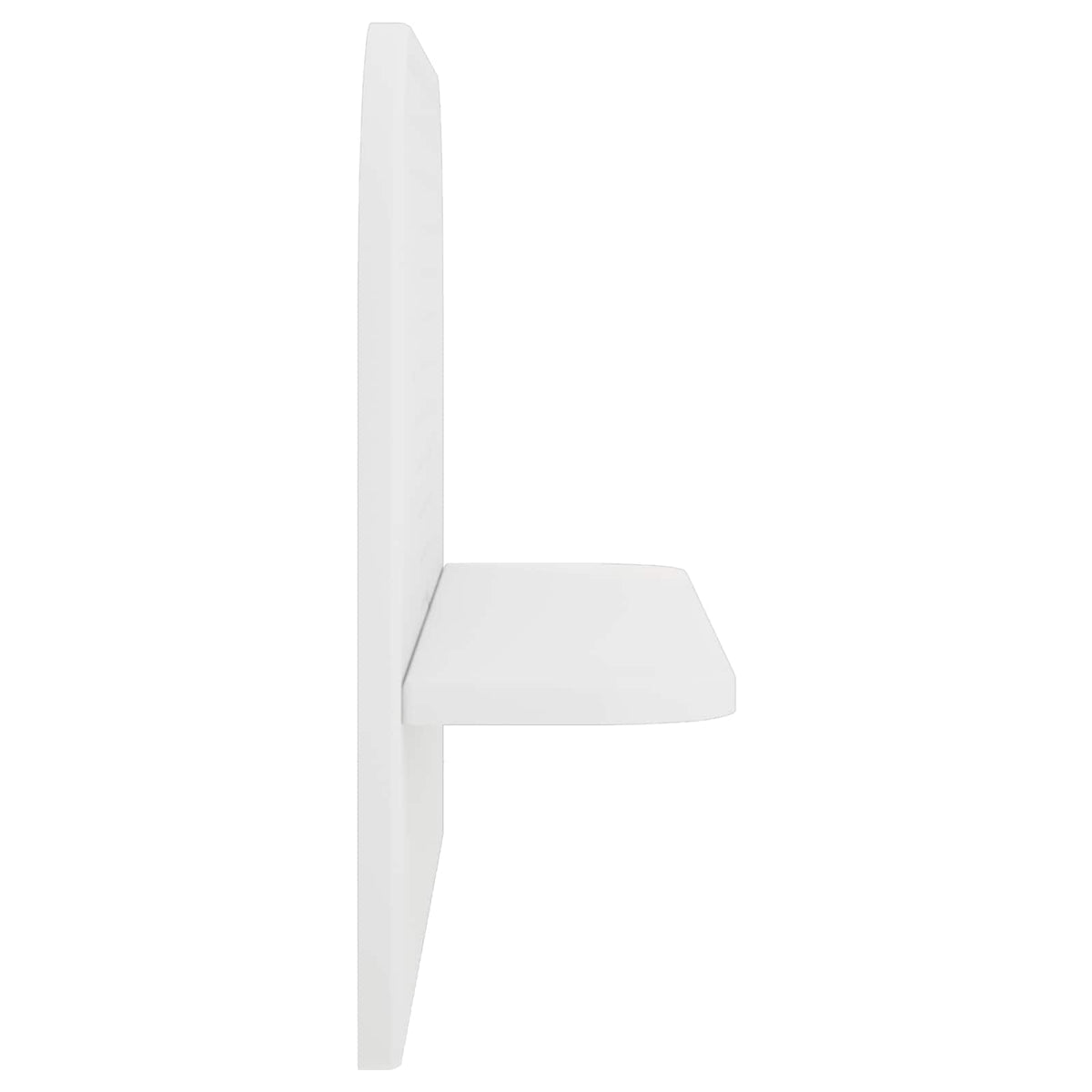 vidaXL Wall Shelf 2 pcs White 60 x 13.5 x 37.5 cm Engineered Wood