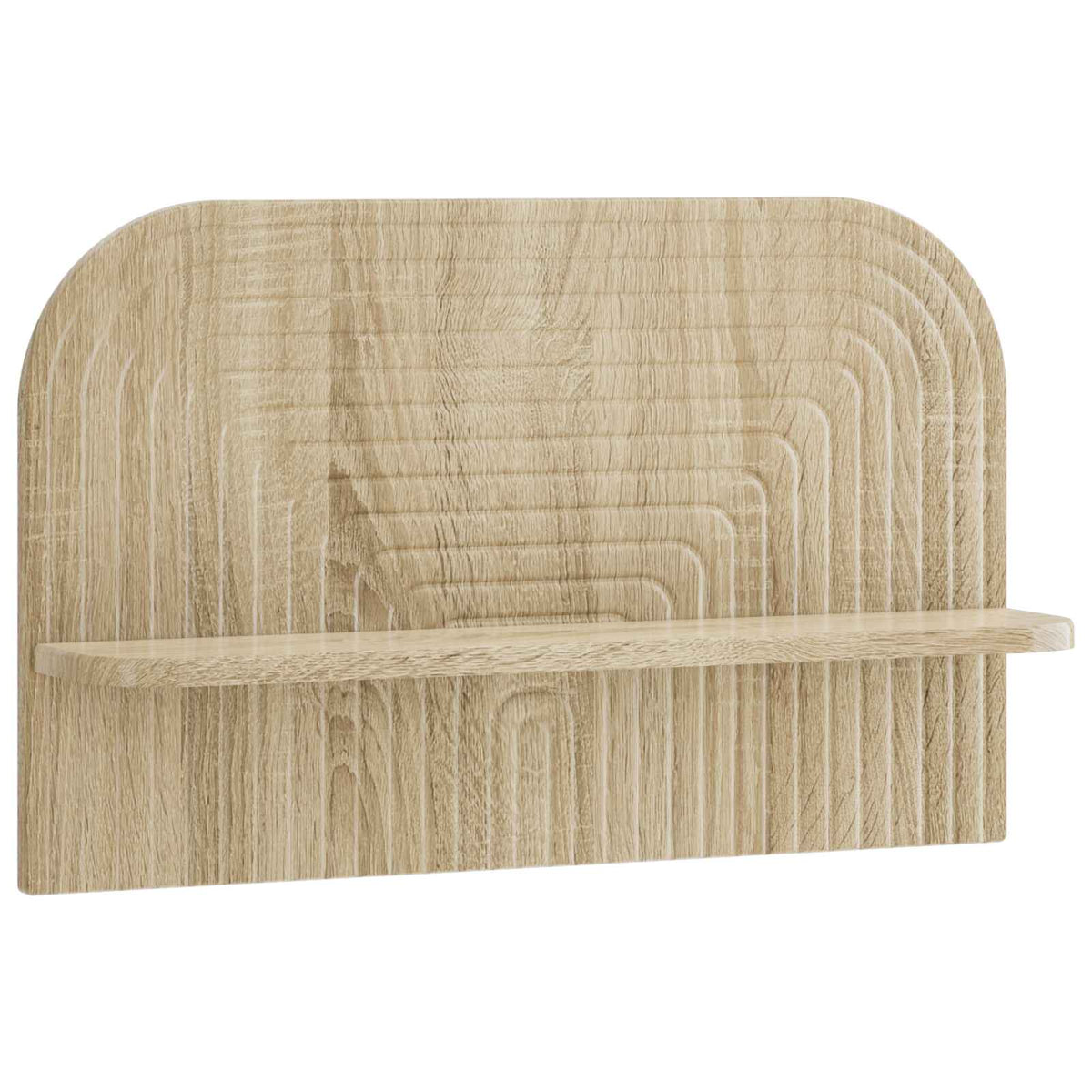 vidaXL Wall Shelf 2 pcs Sonoma Oak 60 x 13.5 x 37.5 cm Engineered Wood